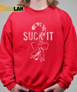 Suck It Funny Christmas Candy Cane Shirt 5 1