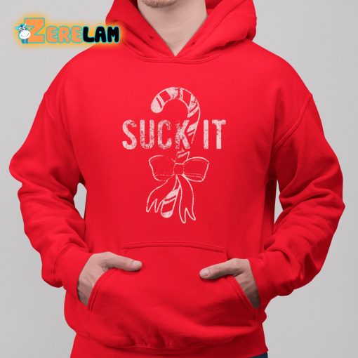 Suck It Funny Christmas Candy Cane Shirt