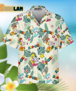 Super Mario Boo Bies Pattern Hawaiian Shirt
