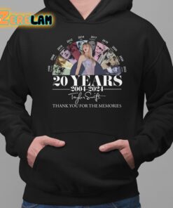 Taylor Swift Thank You For The Memories 20 Year 2004 2024 Shirt 2 1