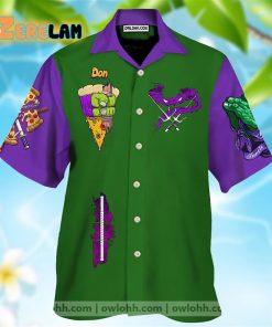 Teenage Mutant Ninja Turtles Donatello Hawaiian Shirt