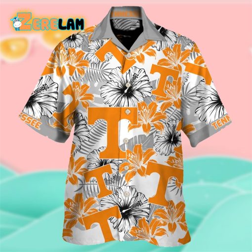 Tennessee Volunteers Hawaiian Shirt Summer Button Up Shirt For Men Beach Wear Short Hawaiian Shirt