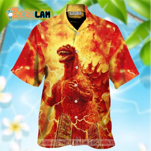 The Most Classic Monster Character Godzilla Hawaiian Shirt