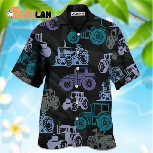 Tractor Farm Basic Farmer Hawaiian Shirt