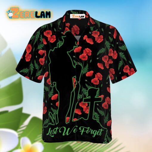 Veterans Meaningful Lest We Forget Hawaiian Shirt