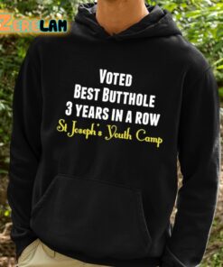 Voted Best Butthole 3 Years In A Row Shirt 2 1