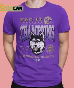 Washington Huskies 2023 Pac 12 Champions Shirt 3