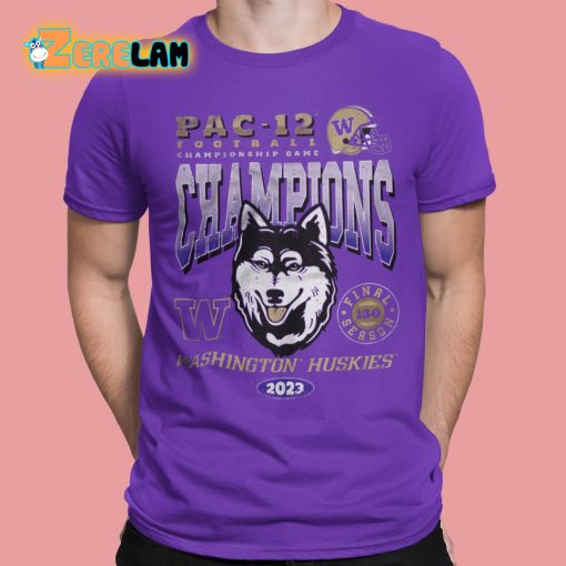 Washington Huskies 2023 Pac-12 Champions Shirt