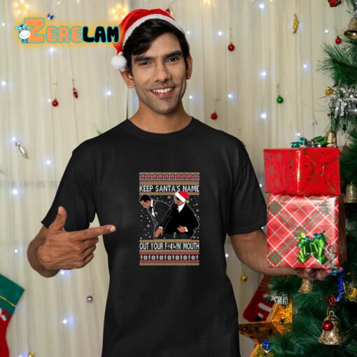 Will Smith Chris Rock Keep Santa’s Name Out Your Fcin’ Mouth Shirt