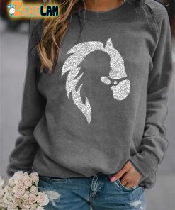 Womens Horse Lovers Casual Sweatshirt 2