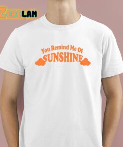 You Remind Me Of Sunshine Shirt