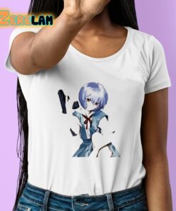 Zofrec Rei Ayanami With Gun Shirt 6 1