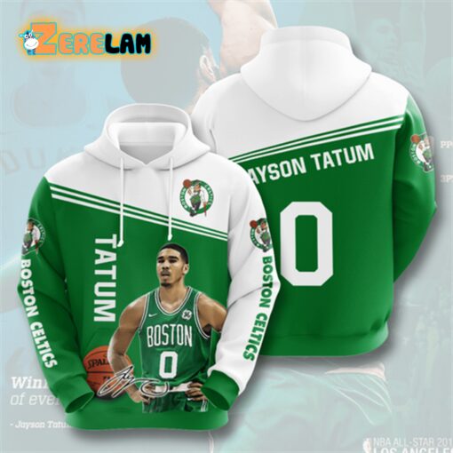 Jayson Tatum 0 Signature Celtics Hoodie