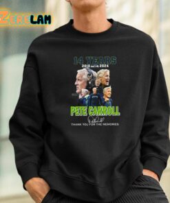 14 Years 2010 2024 Pete Carroll Thank You For The Memories Shirt 3 1