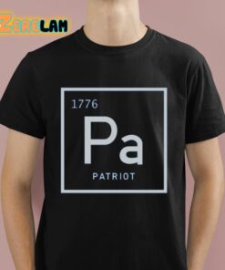 1776 Pa Patriot Periodic Table Shirt