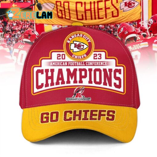 2023 American Football Conference Champions Go Chiefs Hat