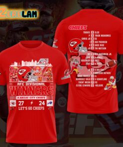 2024 AFC Divisional Winners Lets Go Chiefs Hoodie 2