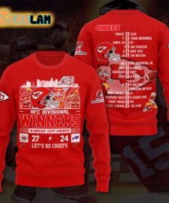 2024 AFC Divisional Winners Lets Go Chiefs Hoodie 3