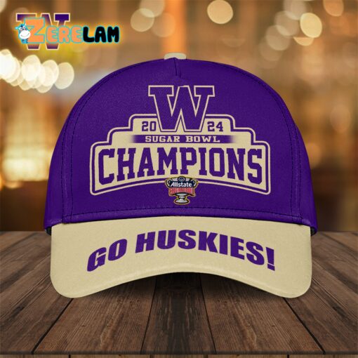 Allstate Sugar Bowl 2024 Champions Go Huskies Hat