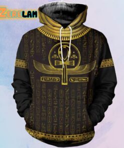 Egyptian Cross Ankh 3D Hoodie