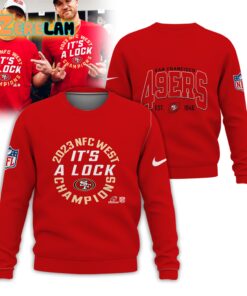 49ers Brok Purdy 2023 NFC West Champions Its A Lock Shirt 1