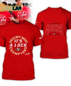 49ers Brok Purdy 2023 NFC West Champions Its A Lock Shirt