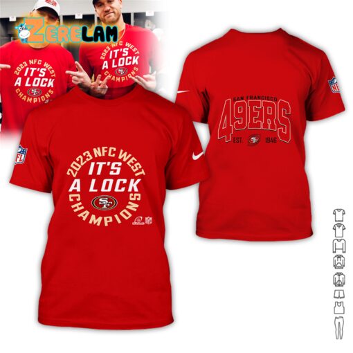 49ers Brok Purdy 2023 NFC West Champions It’s A Lock Shirt