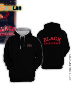 49ers Charvarius Ward Black Excellence Hoodie 1