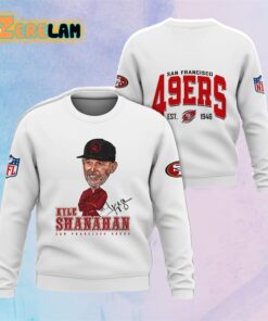 49ers Kyle Shanahan Signature Hoodie 2