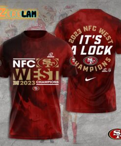 49ers Playoffs NFC West Champions Its A Lock Shirt 1