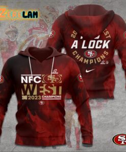 49ers Playoffs NFC West Champions Its A Lock Shirt 2