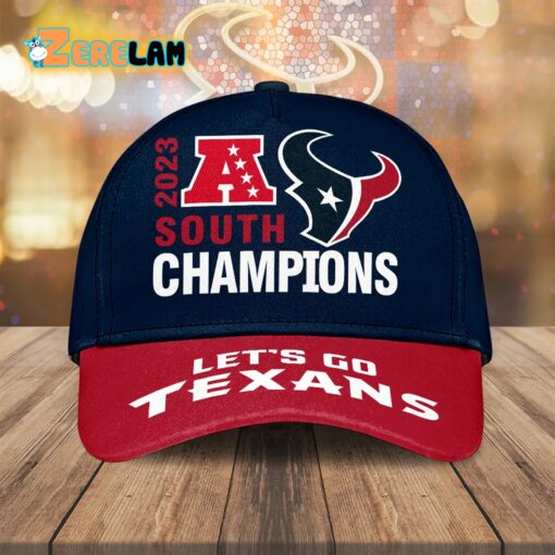 AFC South Champions 2023 Let’s Go Texans Hat