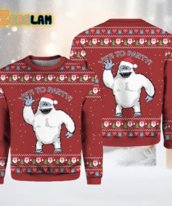 Abominable Snowman Yeti To Party Ugly sweater