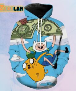 Adventure Time Group Finn And Jake Hoodie