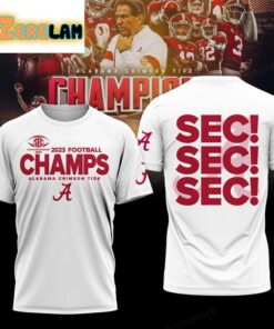 Alabama 2023 Champs Sec Football Shirt 2