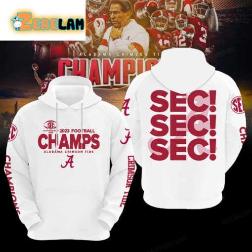 Alabama 2023 Champs Sec Football Shirt