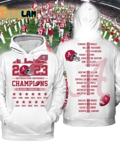 Alabama 2023 Southeastern Conference Champions Sec Football Shirt 2