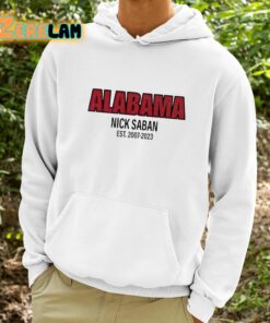 Alabama Nick Saban Coach Est 2007 2023 Shirt 9 1