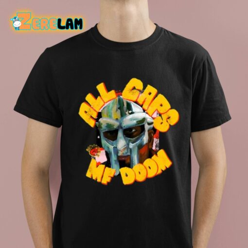 All Caps Mf Doom Shirt