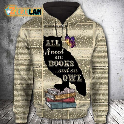 All I need are Books and an Owl Hoodie