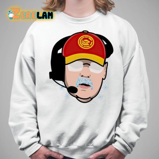 Coach Andy Reid Frozen Mustache Shirt