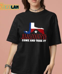 Attorney General Ken Paxton Come And Take It Razor Wire Texas Shirt 7 1