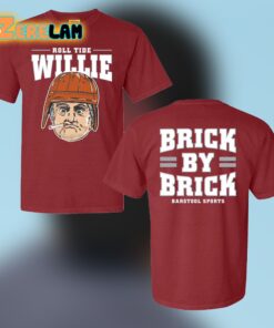 Barstool Roll Tide Willie Brick By Brick Shirt