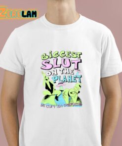 Biggest Slut On The Planet We Cum In Peace Shirt 1 1