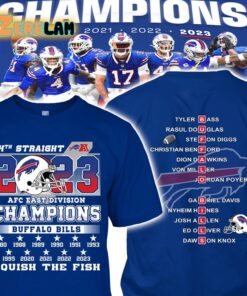 Bills AFC East Division Champions Squish The Fish Shirt