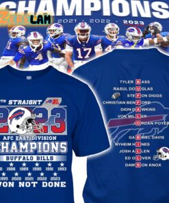 Bills AFC East Division Champions Won Not Done Shirt