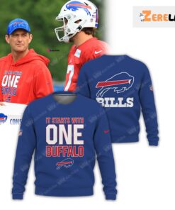 Bills Coach McDermott It Starts With One Buffalo Hoodie 2 1