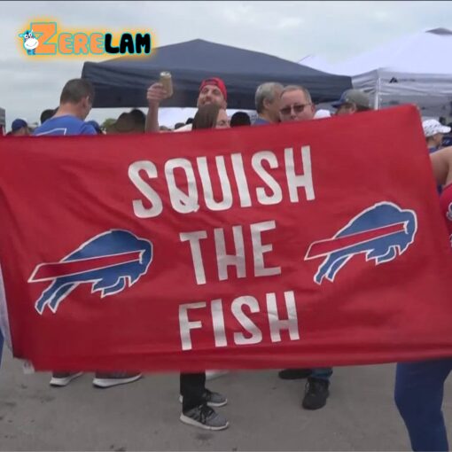 Bills Squish The Fish Flag