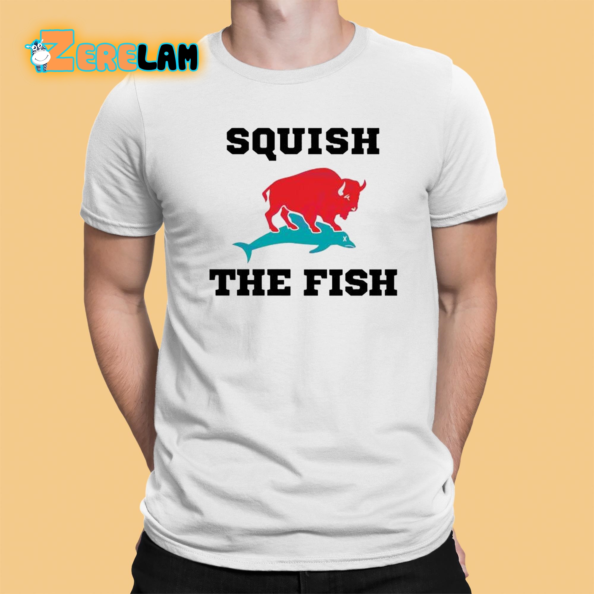 Bills Squish The Fish Shirt - Zerelam