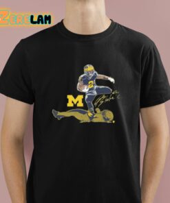 Blake Corum Superstar Pose Michigan Football Shirt Zerelam